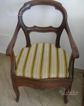 Antica Poltrona/Comoda 800 Luigi Filippo noce