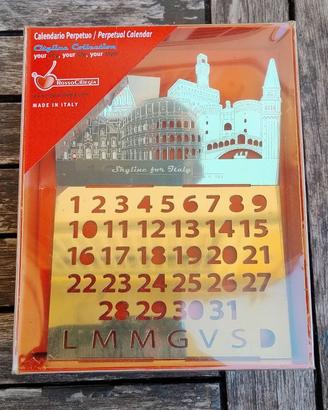Calendario Perpetuo da Tavolo "Skyline for Italy"