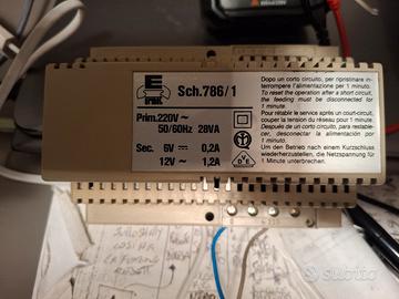 urmet 786/1 alimentatore citofonico 