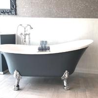 Vasca Freestanding piedini Cromati stile Retrò