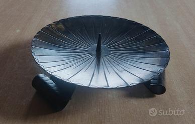 Porta candele in ferro battuto