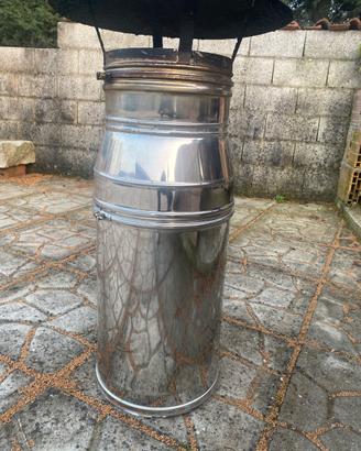 Canna fumaria in acciaio inox