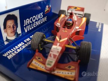 2 Williams F1 Minichamps di J. Villeneuve 1:43