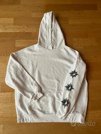 Felpa bianca con disegno Subdued taglia s