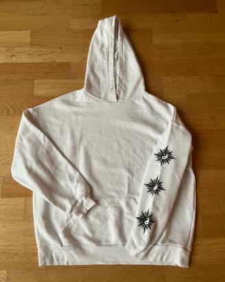 Felpa bianca con disegno Subdued taglia s