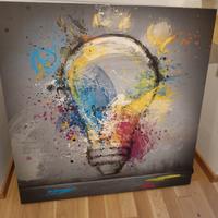 Quadro astratto multicolore