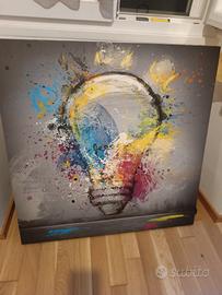 Quadro astratto multicolore