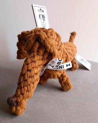 Gioco per cani in corda Laboni “Diego il Bassotto”