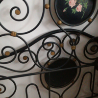 Letto singolo in ferro pieno