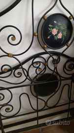 Letto singolo in ferro pieno