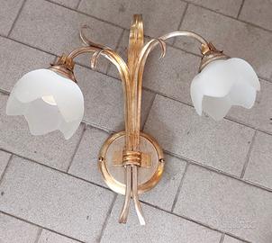 Lampada in ferro battuto