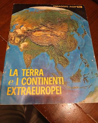 Atlante Vintage AGIP 1969 - Vallardi - La Terra e 