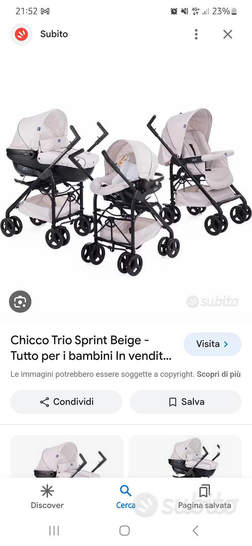 Passeggino Chicco Trio Sprint - Tutto per i bambini In vendita a Milano