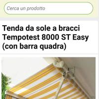 Tenda a braccio
