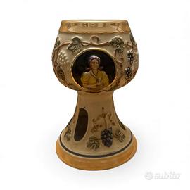 Calice decorativo vino ceramica München Germania