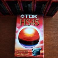 videocassette VHSc hs45 per videocamera 