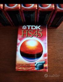 videocassette VHSc hs45 per videocamera 