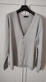 Cardigan John Devin grigio chiaro taglia L