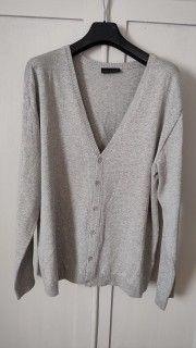 Cardigan John Devin grigio chiaro taglia L