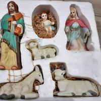 Presepe artigianale ceramica fatto a mano