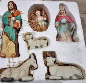 Presepe artigianale ceramica fatto a mano