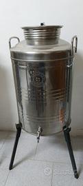 Fusto inox 50L per olio