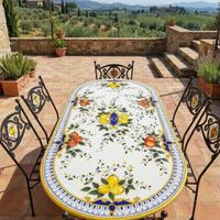 TAVOLO IN PIETRA LAVICA MIS. 200X100 CM. IN ITALIA
