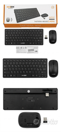 Set Mini Tastiera e Mouse Wireless Bluetooth