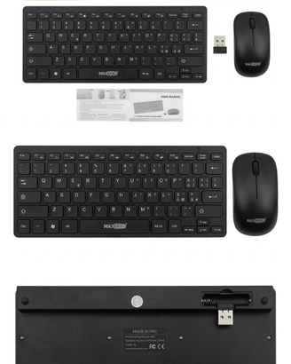 Set Mini Tastiera e Mouse Wireless Bluetooth