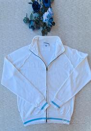 Felpa BLAUER U.S.A-Bianca-TG M-100% autentica