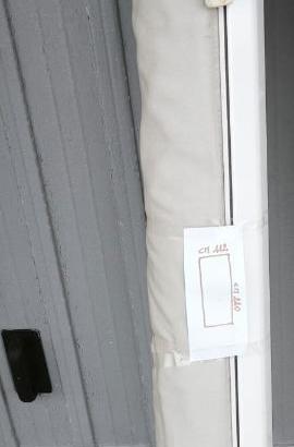 Tenda da esterno colore grigio  112 x 220 cm