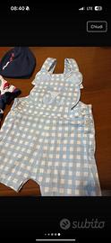 Salopette guess originale neonato 1mese estiva