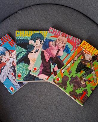 Manga chainsaw man volumi 1-4