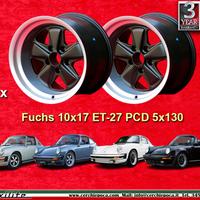 2 pz cerchi Porsche Fuchs 10x17 ET-27 5x130