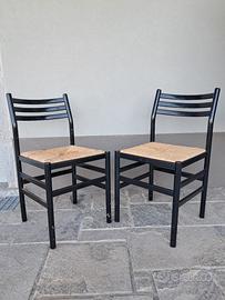 Coppia sedie vintage, anni '60 / '70