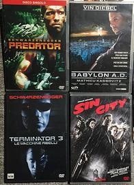 DVD Terminator 3, Predator ed altri