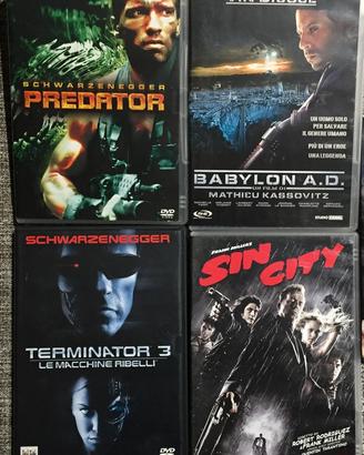 DVD Terminator 3, Predator ed altri
