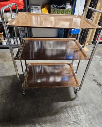 Carrello pieghevole, anni '60 stile Mid-Century