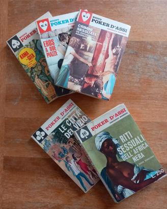 5 racconti erotici "Poker d'assi" anni 1967/1970