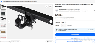 gancio traino panda 169