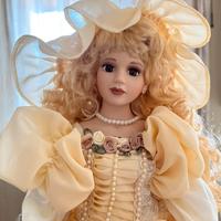 nr. 2 Bambole di porcellana vintage da collezione