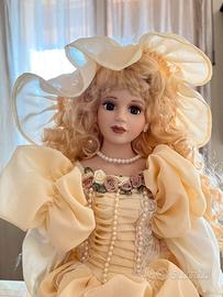 nr. 2 Bambole di porcellana vintage da collezione