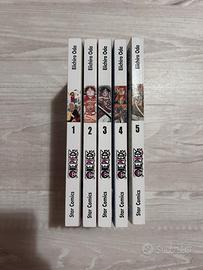 5 Manga One Piece 1-5 - Star Comics New Edition