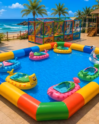 Piscine per Bambini Gonfiabili x Resort, Acquapark