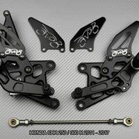 Pedane arretrate HONDA CBR 250 300 R 2011 - 2017