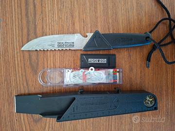 Coltello da outdoor e squali
