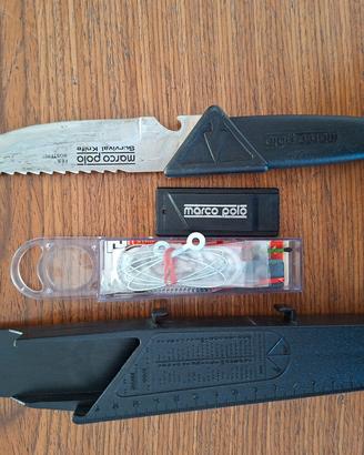 Coltello da outdoor e squali