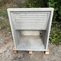 vaschetta lavanderia in cemento