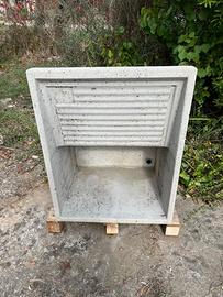 vaschetta lavanderia in cemento