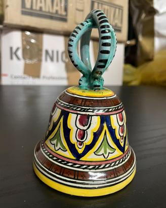 Antica campanella in ceramica di Deruta